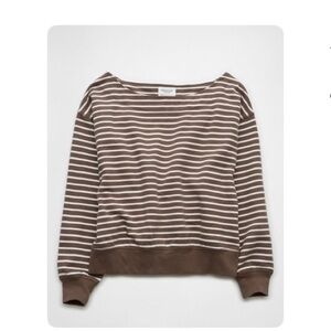 American Eagle off the shoulder sweatshirt